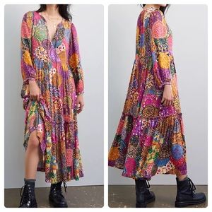 Anthropologie Multicolor Maxi Dress
